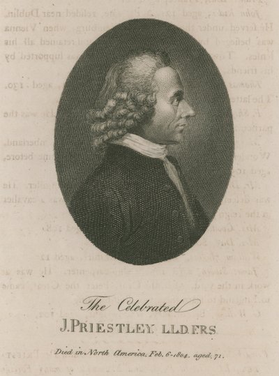 Den berømte Joseph Priestley af English School