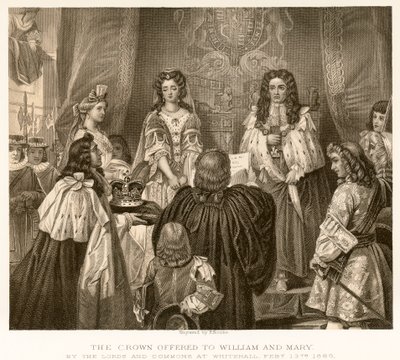 Kronen tilbød William og Mary af English School