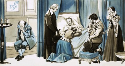 Don Quixotes død af English School