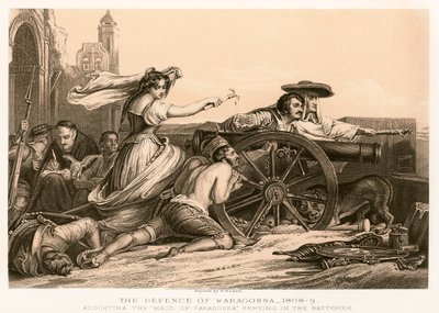 Die Verteidigung von Saragossa von English School