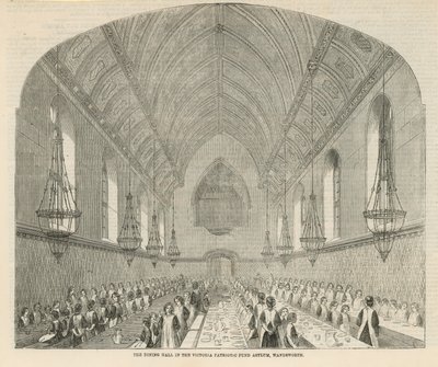 Spisesalen i Victoria Patriotic Fund Asylum af English School