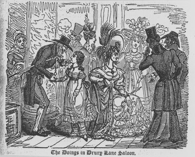 Gørslerne i en Drury Lane Saloon af English School