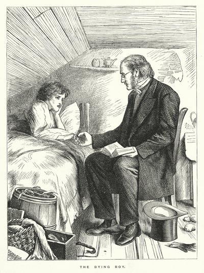 Den døende dreng (kobberstik) af English School