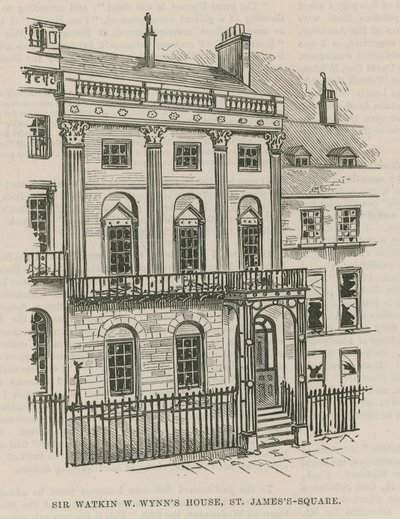Dynamitforargelsen i Westminster; Sir Watkin W Wynns hus, St James