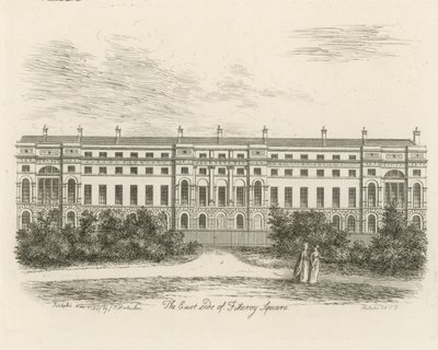 Østsiden af Fitzroy Square af English School