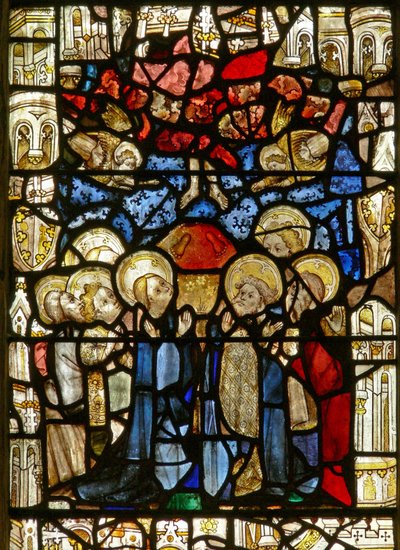 Det østlige vindue, der forestiller himmelfarten af English School