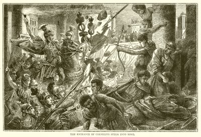 Cornelius Sullas indgang til Rom af English School