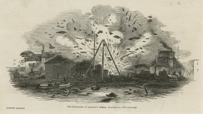 Eksplosionen ved Samudas virker af English School