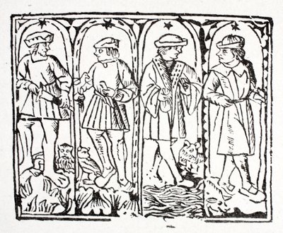 En mands fire teint af English School