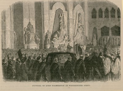 Lord Palmerstons begravelse af English School