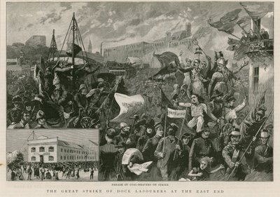 Der große Streik der Dockarbeiter im East End von English School
