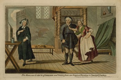 Die humorvolle Farce von Jobson und Nell von English School