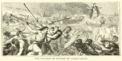 Julius Cæsars invasion af Storbritannien af English School