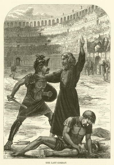 Den sidste kamp (gravering) af English School