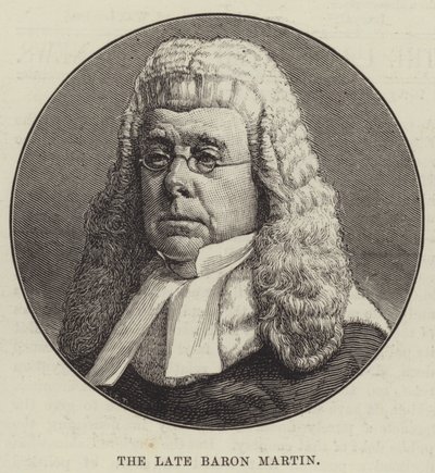 Den afdøde baron Martin (gravering) af English School