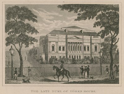 Den afdøde hertug af Yorks hus, Lancaster House, senere York House af English School