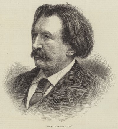 Den afdøde Gustave Dore (gravering) af English School