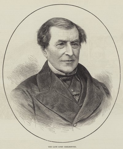 Den afdøde Lord Chelmsford (gravering) af English School