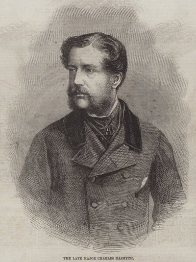 Den afdøde major Charles Nasmyth (gravering) af English School