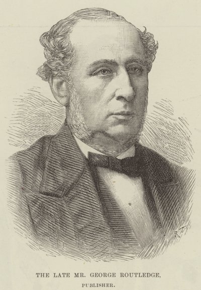 Den afdøde hr. George Routledge, udgiver (gravering) af English School