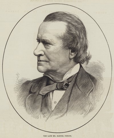 Den afdøde hr. Samuel Phelps (gravering) af English School