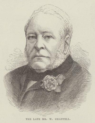Den afdøde hr. W Chappell (gravering) af English School