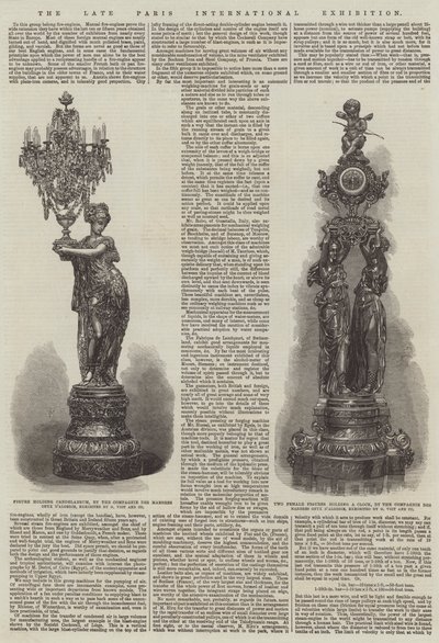 Den sene Paris Internationale Udstilling (gravering) af English School