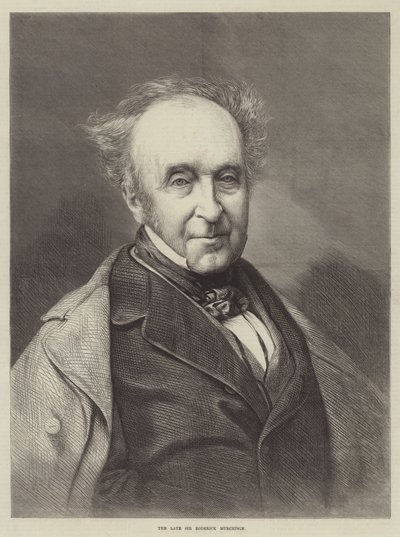 Den afdøde Sir Roderick Murchison (gravering) af English School