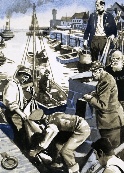 De små både, der deltog i evakueringen ved Dunkirk af English School