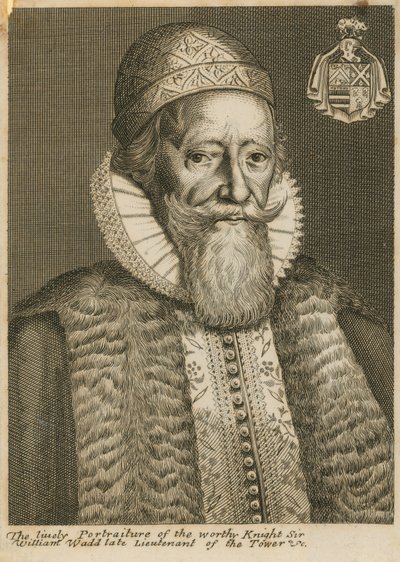 Det livlige portræt af den værdige ridder Sir William Wadd af English School