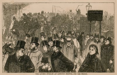 Den levende strøm ved London Bridge af English School
