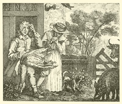 Manden og hans gås (gravering) af English School