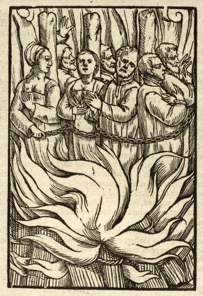 Mange ofres martyrium (gravering) af English School