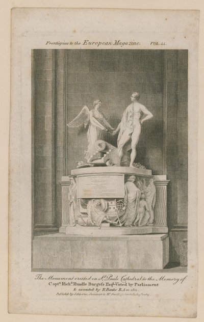 Monumentet opført i St Pauls Cathedral af English School