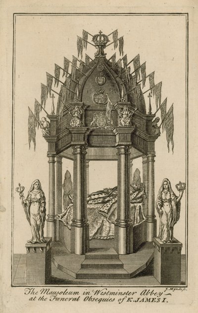 Monumentet til King James I af English School