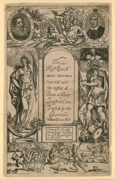 Den fornemste Hugo Grotius fra Freds- og Krigsretten af English School