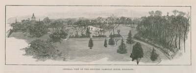 Den nye offentlige park ved Highgate: generel udsigt over grunden, Fairseat House, Highgate af English School