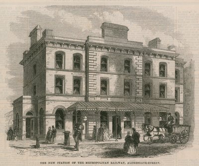 Den nye station for Metropolitan Railway af English School