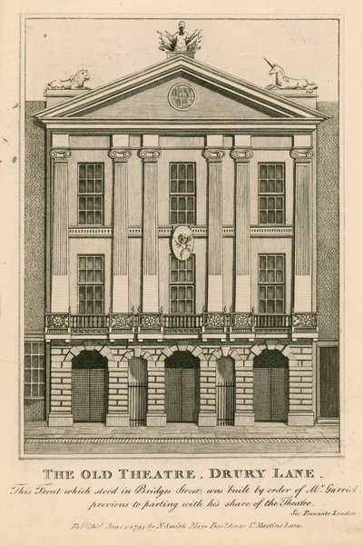 Det gamle Teater, Drury Lane af English School