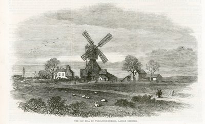 Den gamle mølle på Wimbledon Common af English School
