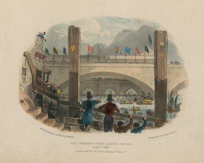 Åbningen af den nye London Bridge af English School