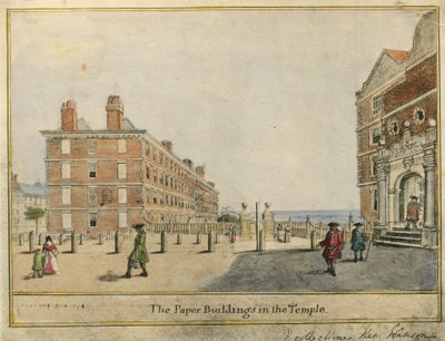 Papirbygningerne i templet af English School