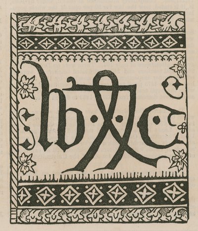 Printernes mærke af William Caxton af English School