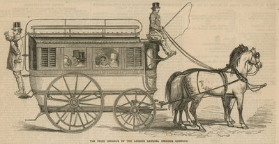 Prisomnibus fra London General Omnibus Company af English School