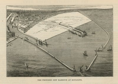 Den foreslåede nye havn i Boulogne af English School