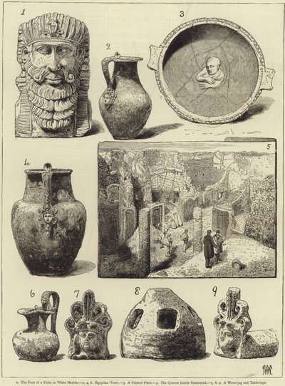 De seneste udgravninger i Pompeji af English School