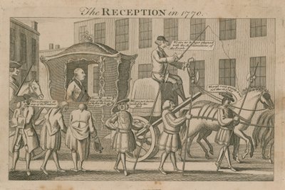 Receptionen i 1770 af English School