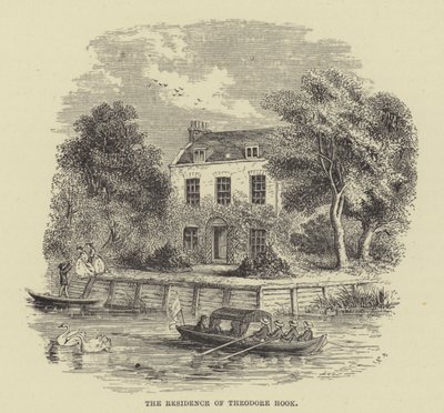 Theodore Hooks bolig (gravering) af English School