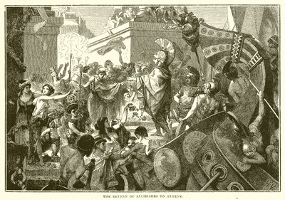 Alcibiades tilbagevenden til Athen af English School