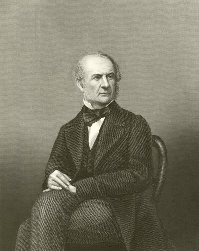 Den rigtige ærede William Ewart Gladstone af English School